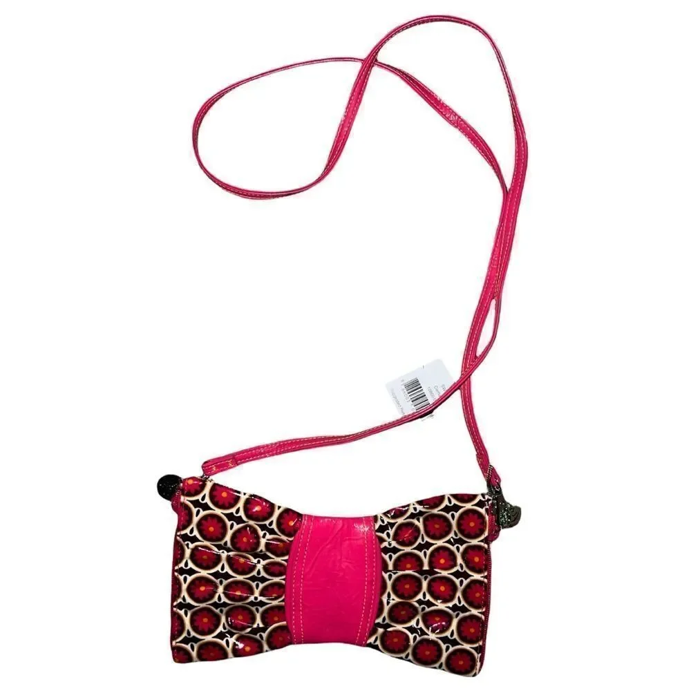 Vera Bradley Carnaby SWAK Frill Bow Tie Purse Clutch NWT